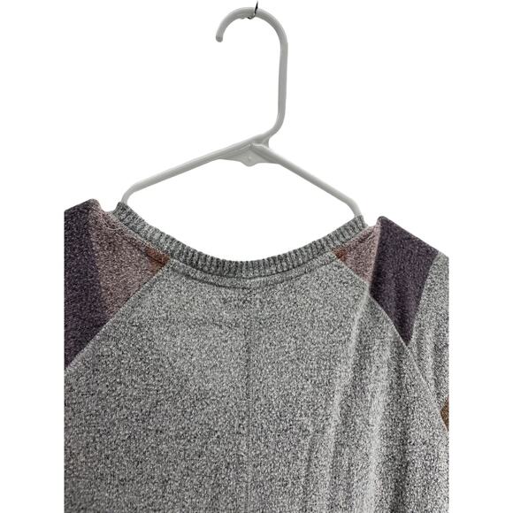 Maurices Gray Striped 3/4 Sleeve Pullover Sweater Women's Size Small - Picture 12 of 12
